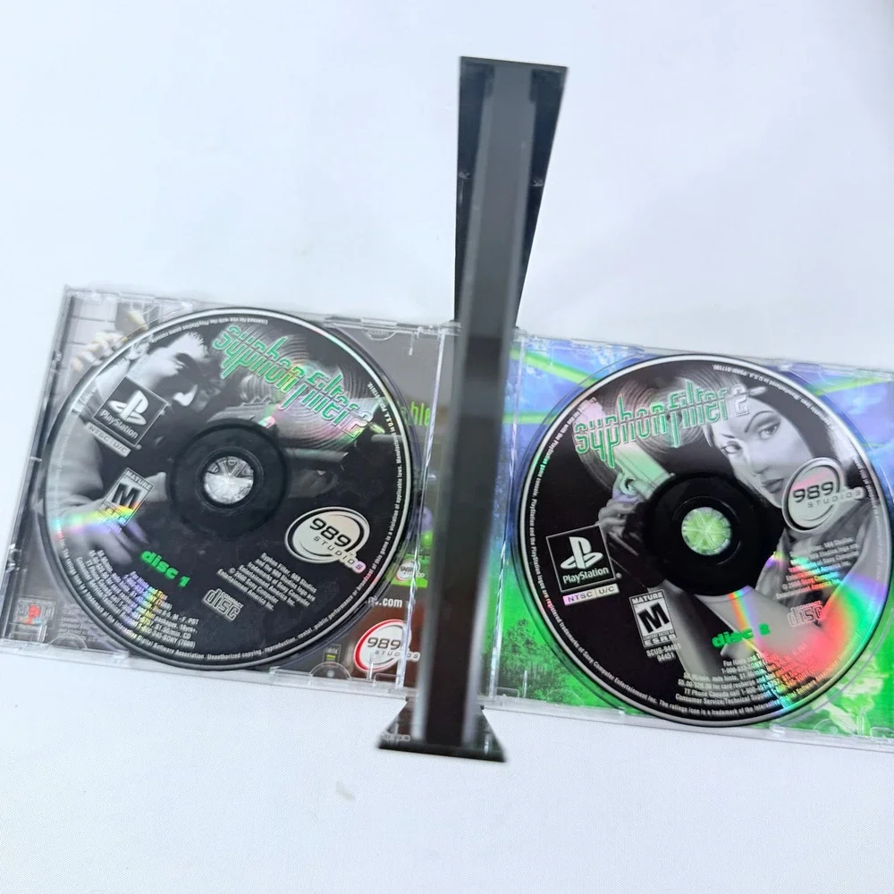 Syphon Filter 2 Sony PlayStation PS1 2000 2-Disc 989 Studios SCUS-94451/94491